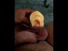 For all you cock lovers out there! Slowly teasing my soft cock with Fleshlight!