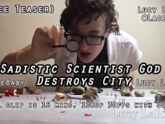 Sadistic Scientist God Destroys City FREE Trailer Lucy LaRue LaceBaby