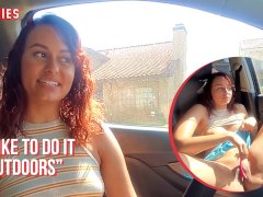 Ersties - Serina from California Masturbates In Her Car