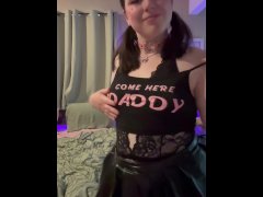 Sweet submissive STRIP and SUCK