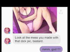 porn comic. A chat with Chloe