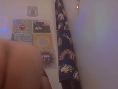 BBW shyly farts for you; submissive farting
