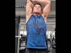 Sweaty Armpits in the gym