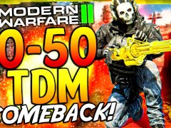 Modern Warfare 2: 0-50 TEAM DEATHMATCH COMEBACK WIN! (MW3 EPIC COMEBACK WIN)