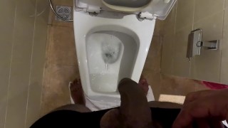 Big Black Cock Pissing in Slow Motion | BBC Pee 4k