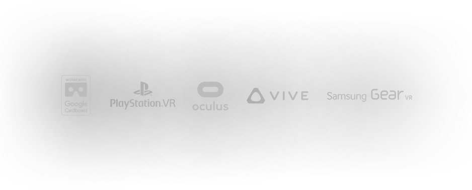 Virtual reality various logos